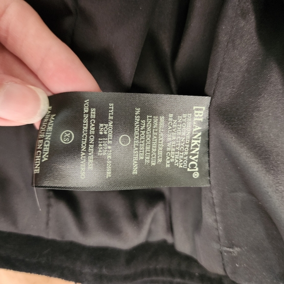 NWT BLANKNYC REAL SUEDE LEATHER JACKET XS - Picture 4 of 7